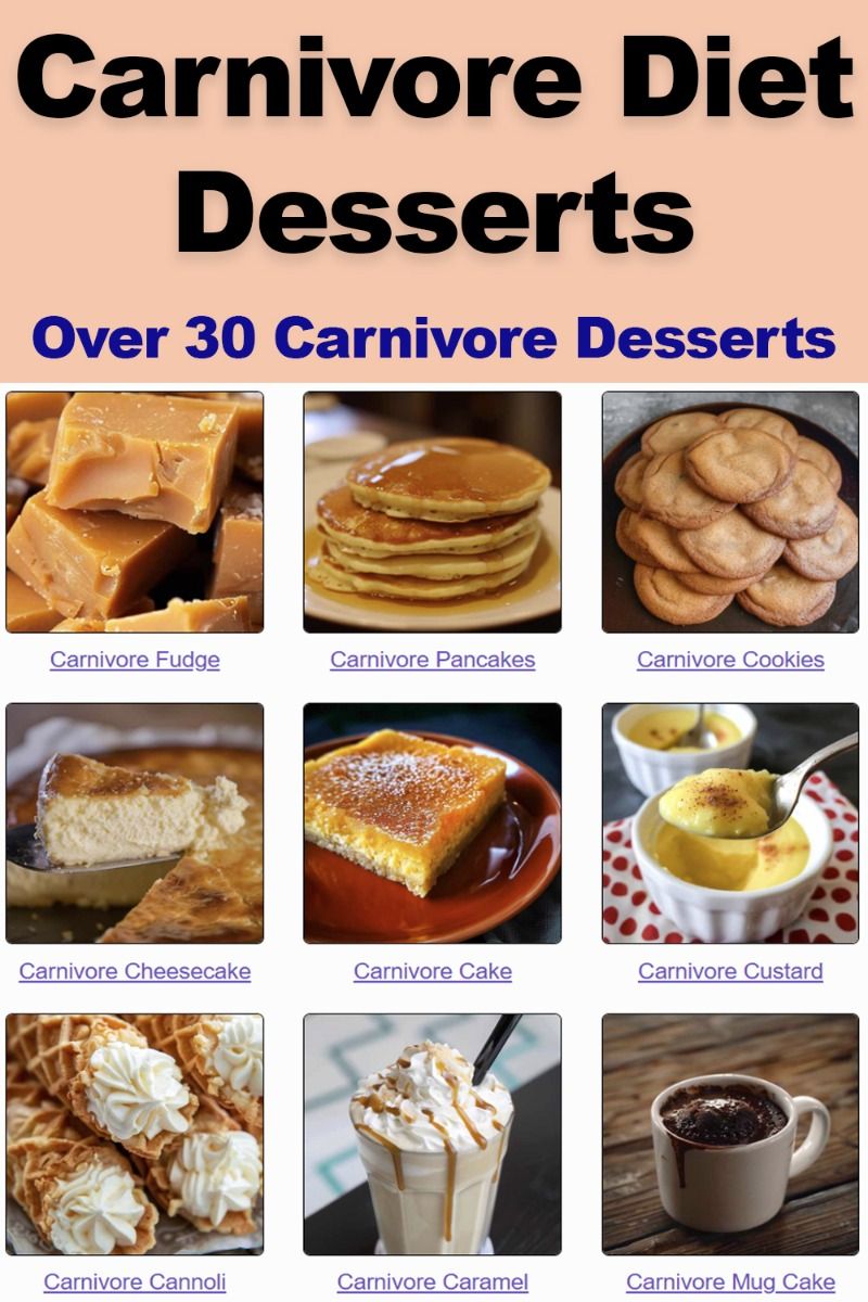 Delicious Carnivore Desserts