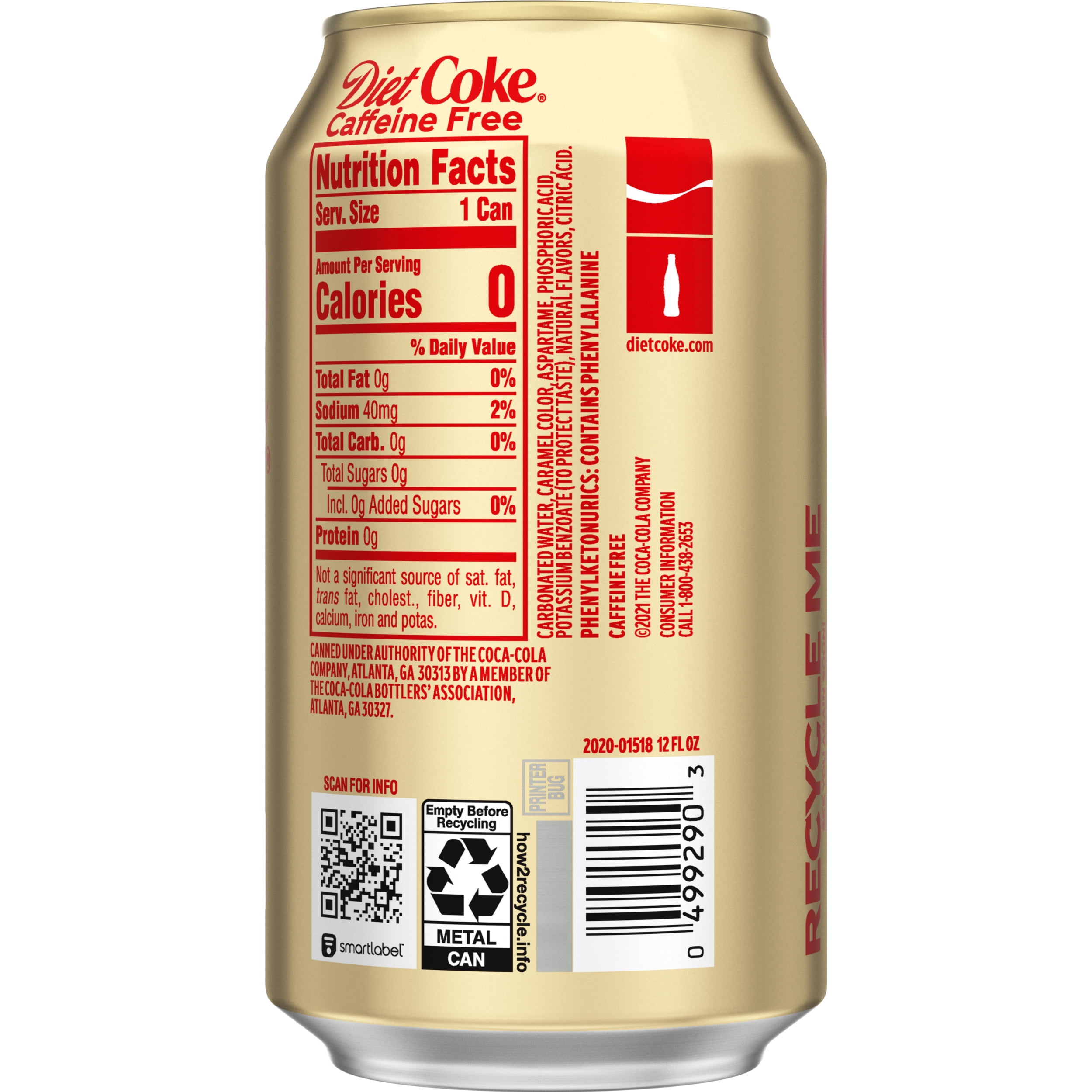 Comparative Analysis of Diet Coke Nutrition