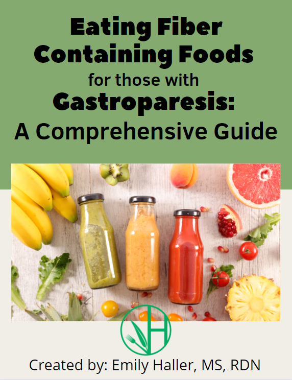 Gastroparesis Diet Modification